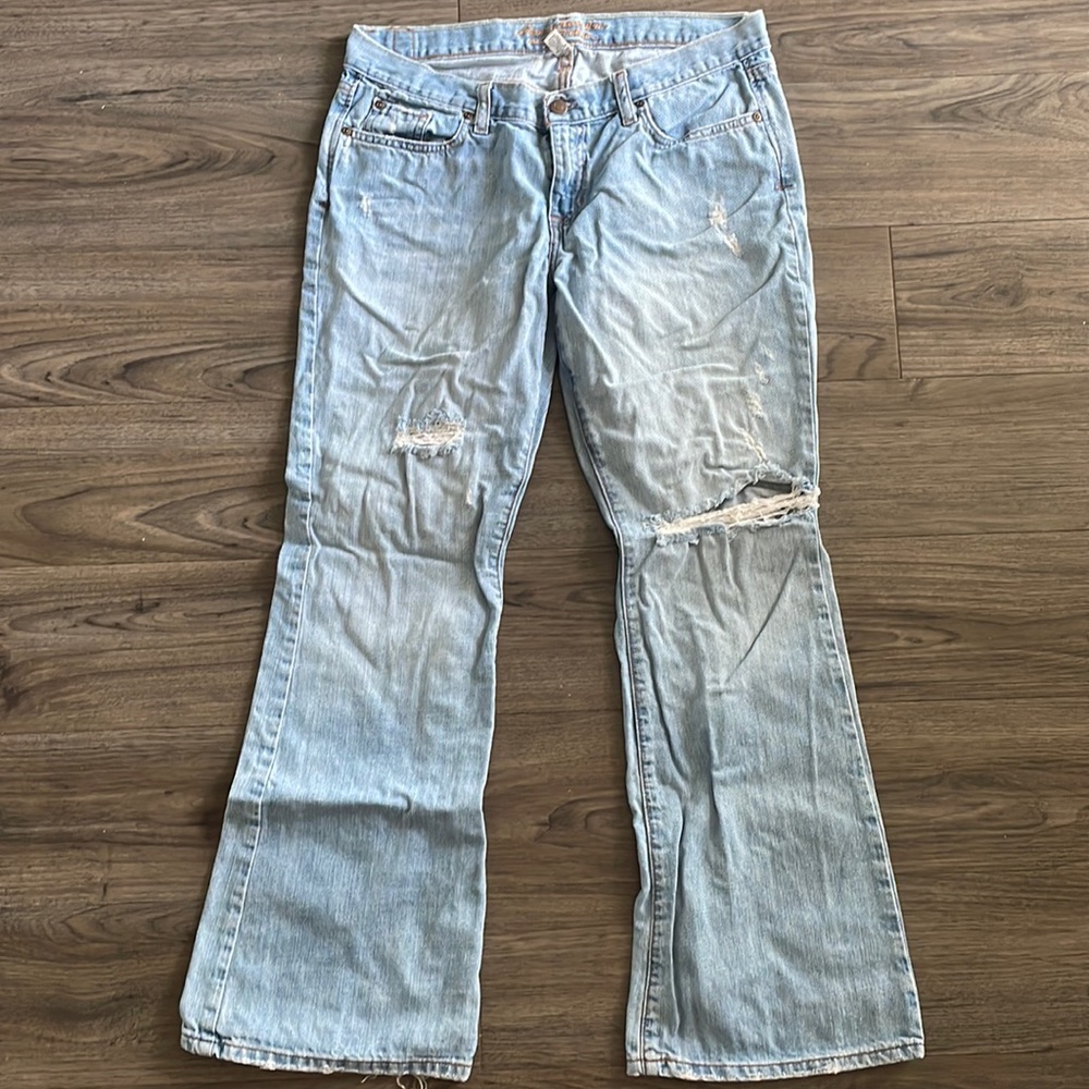 Vintage Y2K Low Rise Abercrombie & Fitch Flare Denim Jeans